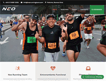 Tablet Screenshot of neorunningteam.com.ar